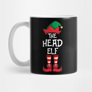 Head Elf Matching Family Christmas Mug